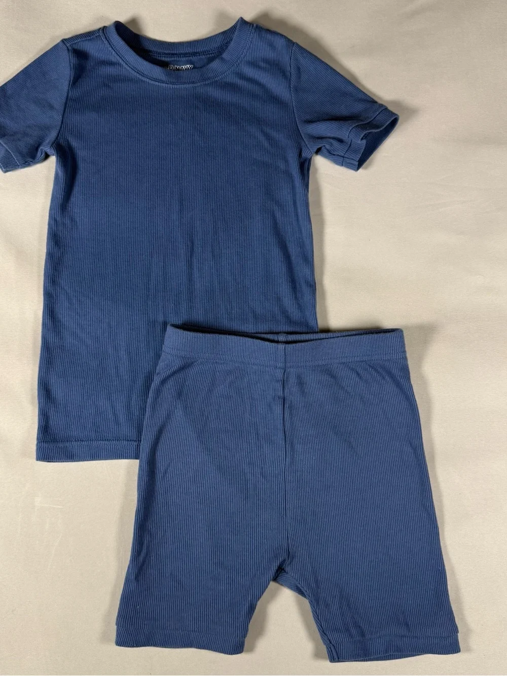Kids Blue Short Sleeve Pajama Set